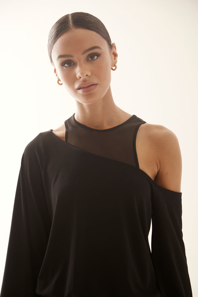One Shoulder Layered Top